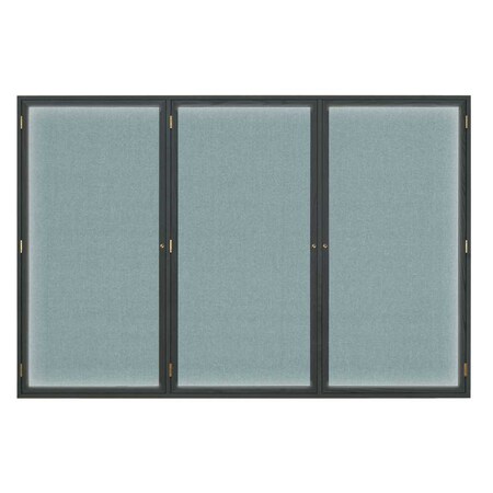 United Visual Products Open Faced Traditional Corkboard, 24x18" UV640A-SATIN-APRICOT